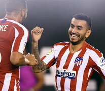 Milan quiere que Angel Correa pase a festejar sus goles en el estadio der San Siro. (Fuente: AFP) (Fuente: AFP) (Fuente: AFP)