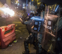 Los policías reprimieron otra jornada de protesta.  (Fuente: AFP) (Fuente: AFP) (Fuente: AFP)