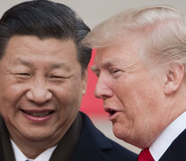 Los presidentes Xi Jinping y Donald Trump.