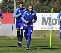 A correr: Marcelo Díaz, Leonardo Sigali,  Lisandro López y Nery Domínguez.