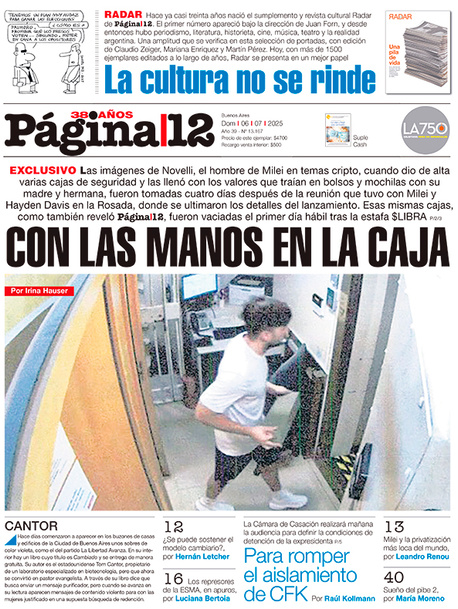 Tapa del suplemento