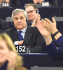 Tajani, nacido en Roma hace 63 años, es miembro fundador de Forza Italia.  (Fuente: AFP)