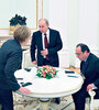 Merkel, Putin y Hollande siguen con preocupación los eventos en Ucrania.  (Fuente: EFE)