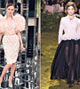 vestido Chanel con plumas, culotte en Dior Couture