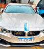 El auto BMW gris encontrado en Córdoba que se le pretendió atribuir a Milagro Sala.