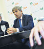 Luis Caputo, ministro de Finanzas, en Nueva York. “Vemos mucho interés por las inversiones”, afirmó. (Fuente: AFP)