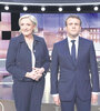 Marine Le Pen acusó a su rival de ser el “candidato que se acuesta (subordina)” y Emmanuel Macron la trató de “indigna”. (Fuente: EFE)