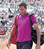Tras la derrota, Del Potro dijo que evaluará en París si juega o no Roland Garros. (Fuente: AFP)