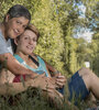 Una de las parejas que protagonizan la muestra de fotografías Quiero decirte que sí.