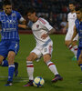 Formica jugó con ganas su último partido en Newell's pero poco pudo hacer. (Fuente: Sebastián Granata)