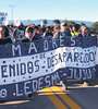 Después de pasar por el penal del Alto Comedero, los manifestantes recorrieron a pie cinco kilómetros, de Calilegua a Ledesma.