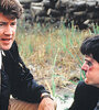 Lynch y Kyle MacLachlan en 1986, en el set de Terciopelo azul, un film esencial del director.