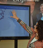 Norma López presentó el primer mapa interactivo de femicidios.