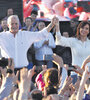 La ex presidenta destacó la figura de Jorge Taiana, su compañero en la lista de Unidad Ciudadana. (Fuente: Carolina Camps)