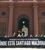 Los integrantes de Ciudad Futura posaron con la bandera que se pregunta por Maldonado.