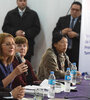 Mariela Labozzetta y Gils Carbó presentaron la red con Susana Chiarotti y Griselda Coria. (Fuente: Sebastián Granata)