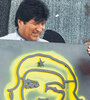 Evo Morales dio un discurso en homenaje al Che. (Fuente: AFP)