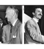 Junto al ministro de Economía de la dictadura José Alfredo Martínez de Hoz y con Mauricio Macri en los 90. (Fuente: Télam)