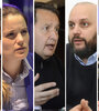 Granata, Tepp, Del Frade, Crivaro y Ghione, los candidatos que quedaron afuera del debate televisado.