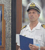 El vocero de la Armada, capitán de navío Enrique Balbi.