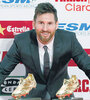 Messi, con sus cuatro Botines de Oro, la misma cantidad que Cristiano Ronaldo. (Fuente: EFE)