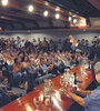 Fernando Gray en el acto de cierre en el auditorio de la sede del PJ Nacional. (Fuente: Télam)