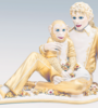 Michael Jackson y Bubbles es una escultura de porcelana del artista estadounidense Jeff Koons. Fue creada en 1988 en el marco de su serie Banality.