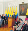 Santos tomó juramento a 30 de los 38 jueces de la Jurisdicción Especial de Paz. (Fuente: Presidencia Colombia)