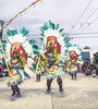 La comparsa Apatamas en el desfile del Corso de la Calle Zavaleta, en San Antonio de los Cobres. (Fuente: Guido Piotrkowski)