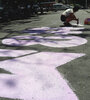 El 8F comenzó con una pintada en la calle de la Asamblea Feminista. (Fuente: Gentileza Asamblea Feminista)