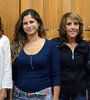 Las investigadoras López Tessore, Rizzo, Barbieri y Rosa de Castro.