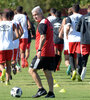 "Si jugamos bien, se hablará de fútbol y no de otra cosa", dijo. (Fuente: Sebastián Granata)