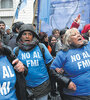 Movimientos sociales, gremios y dirigentes de la oposición expresaron su repudio al FMI. (Fuente: Leandro Teysseire)