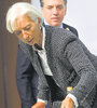 Christine Lagarde, directora gerente del FMI, brindó una conferencia de prensa junto al ministro Nicolás Dujovne. (Fuente: NA)