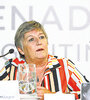 “El país no está bien y se tapa con el debate del aborto”, opina la senadora Nancy González.