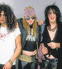 Guns N’Roses en 1987, cuando ya empezaban a despegarse del pelotón del “hair metal”.
