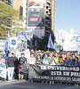 La manifestación fue convocada por la propia Universidad de Córdoba, junto a la FUC y Adiuc.