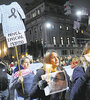 Tras la marcha hubo un acto para reivindicar a las víctimas y reclamar justicia. (Fuente: Guadalupe Lombardo)