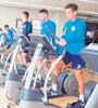 El plantel conducido por Biaggio trabaja en el gimnasio en el día previo al choque ante Temuco.