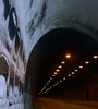 “Bocanada”, nombre de la obra en la entrada del túnel Illia. (Fuente: Andres Macera)