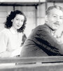 Setsuko Hara y Chishu Ryu en Primavera tardía (1949).