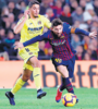 Messi repartió una asistencia en el triunfo de ayer de Barcelona.