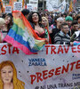 El travesticidio de Vanesa Zabala se convirtió en bandera de lucha en distintas marchas. (Fuente: Andres Macera)