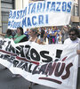 “La idea era repudiar las medidas que atentan contra el bolsillo de los trabajadores”, explicaron los manifestantes. (Fuente: Bernardino Avila)