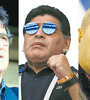 Mario Alberto Kempes, Diego Maradona y el paraguayo José Luis Chilavert.