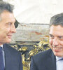 El presidente Mauricio Macri con el ministro de Hacienda y Finanzas, Nicolás Dujovne. (Fuente: Leandro Teysseire)