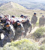 La policía encontró a Cordi escondido en el Cerro Carbón. Se escapó tras matar a su ex pareja. (Fuente: NA)