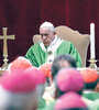 Francisco celebró una misa como cierre del encuentro contra los abusos sexuales en la Iglesia. (Fuente: AFP)