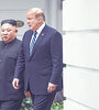 Trump y Kim en el hotel Sofitel Legend Metropole de Hanoi. (Fuente: AFP)