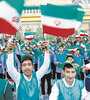Estudiantes conmemoran el aniversario en Teherán.
